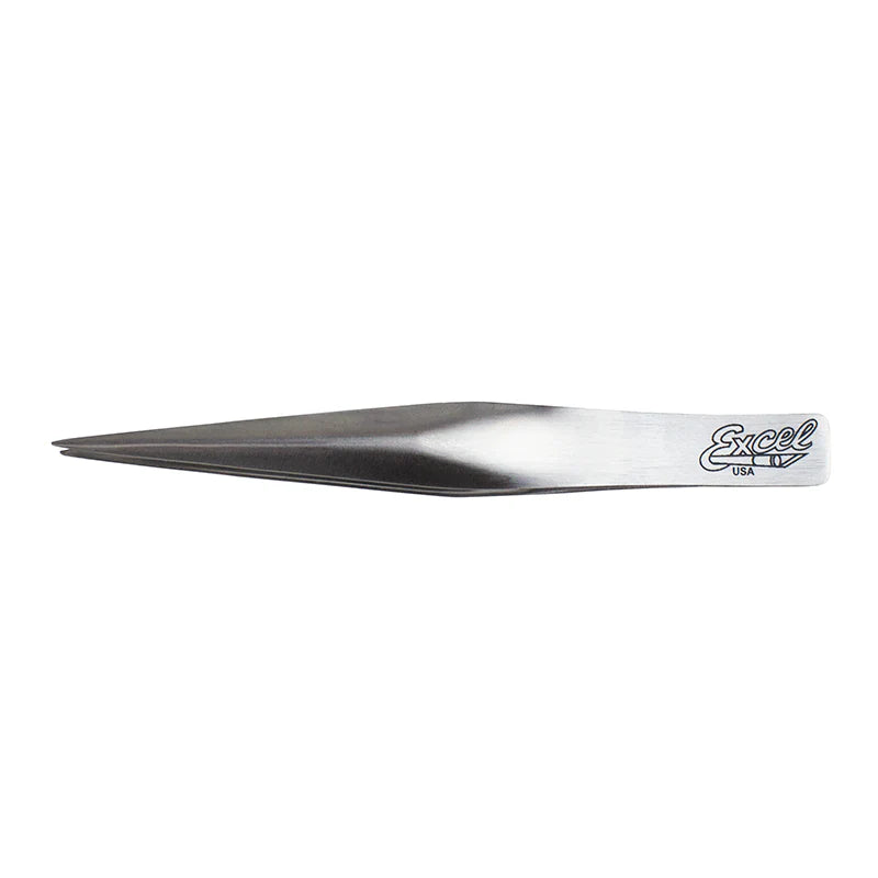 4.75" Fine Hollow Point Tweezers, Polish