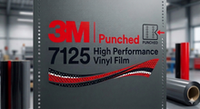 3M 7125 High Performance Vinyl Film (Punched)