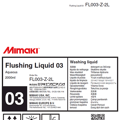 Mimaki Flushing Liquid 03 2L Pack