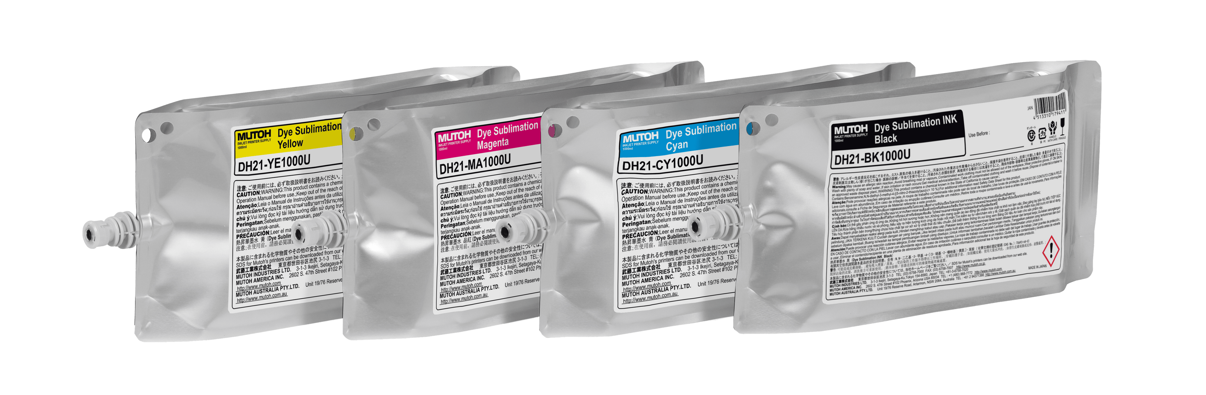 Mutoh DH21 Dye Sublimation Ink