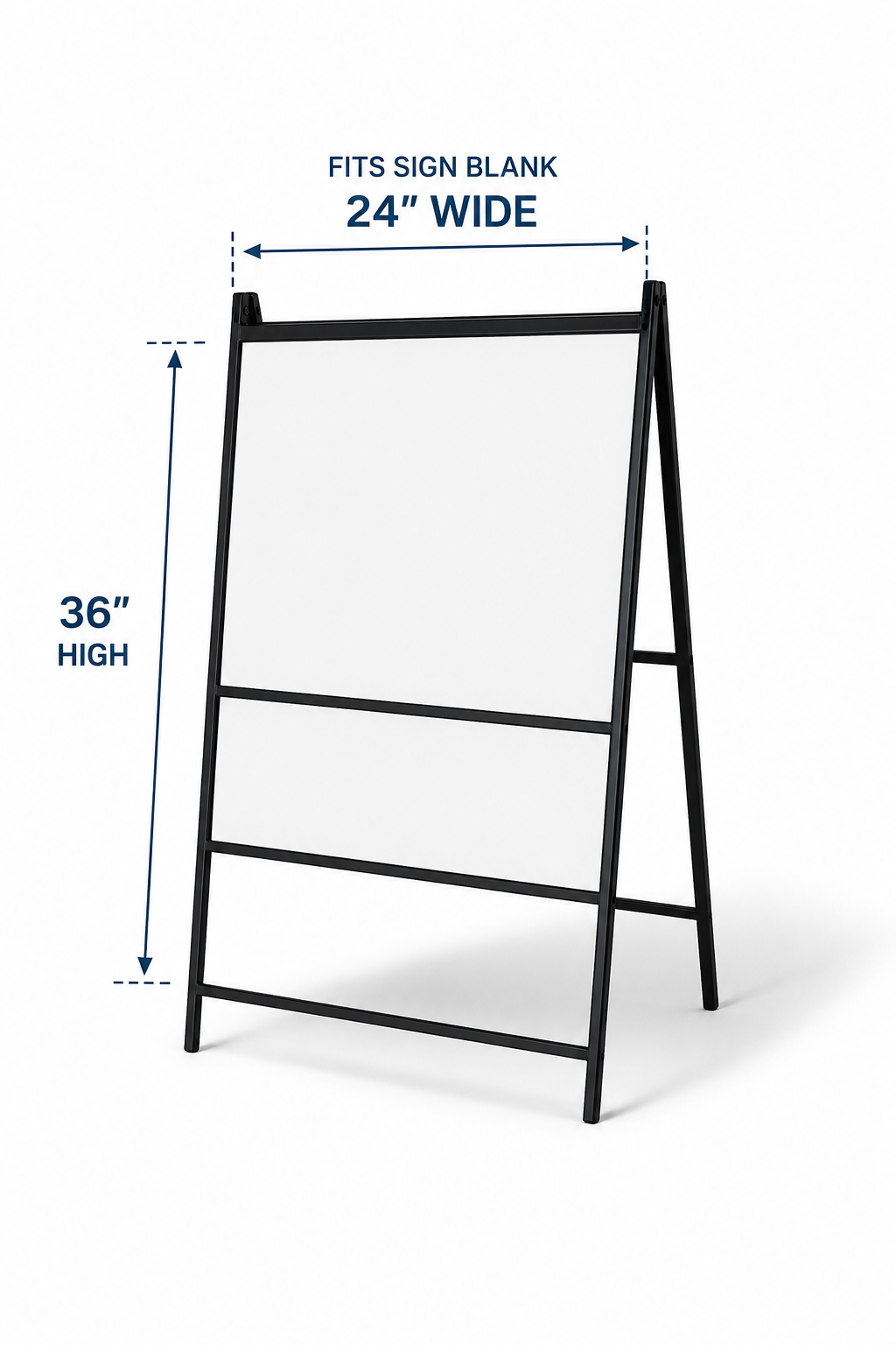 36H x 24W Steel A-Frame