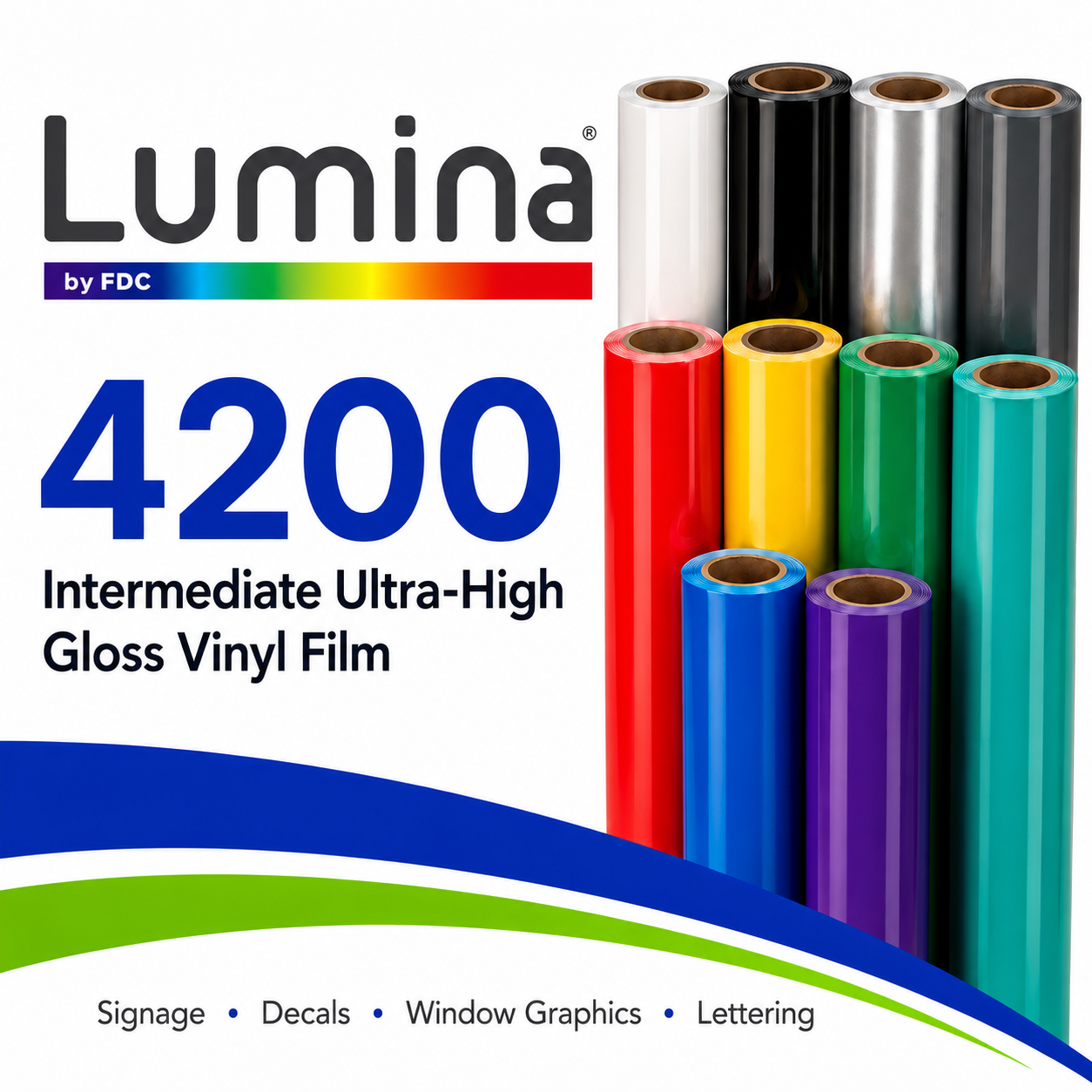 Lumina by FDC 4200 Intermediate Ultra-High Gloss Vinyl Film