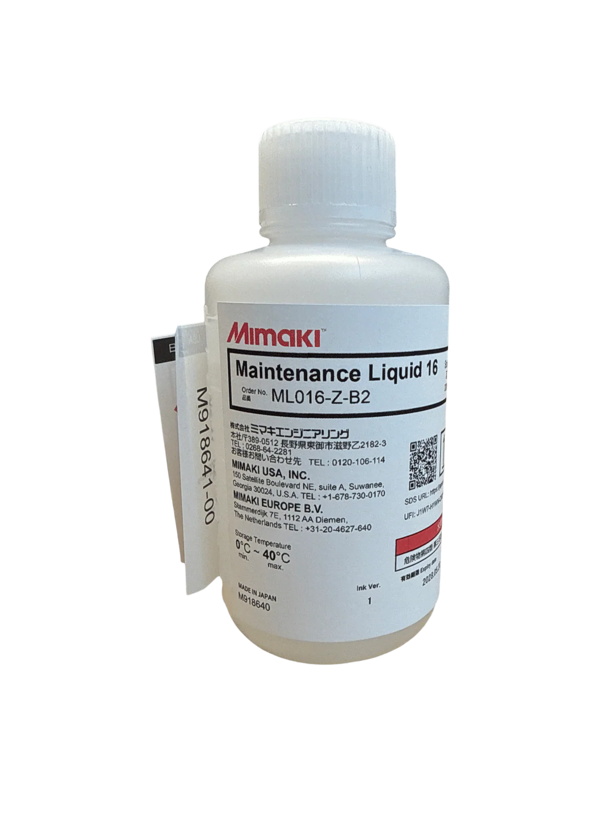 ML016 - Mimaki UV Maintenance Liquid 16 (200ml)