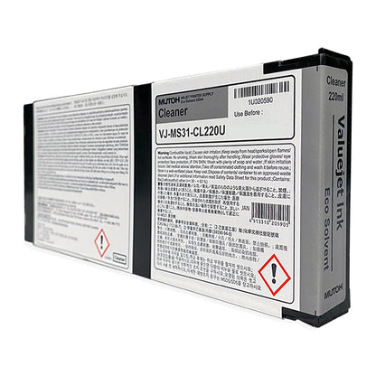 Mutoh MS31 Eco-Solvent Cleaning Fluid Cartridge 220ml