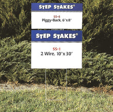 Stepstakes Piggyback Step Stake (Case of 50) 6" x 8"