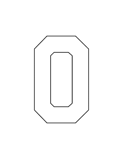 STAHLS’ Pre-Cut 6" Varsity Numbers - 10 Pack