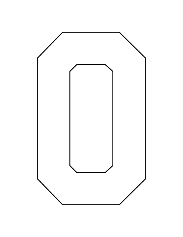 STAHLS’ Pre-Cut 8" Varsity Numbers - 10 Pack