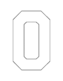 STAHLS’ Pre-Cut 8" Varsity Numbers - 10 Pack