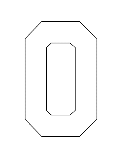 STAHLS’ Pre-Cut 8" Varsity Numbers - 10 Pack