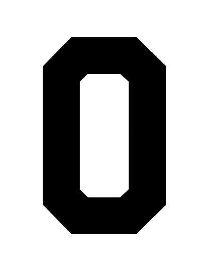 STAHLS’ Pre-Cut 8" Varsity Numbers - 10 Pack