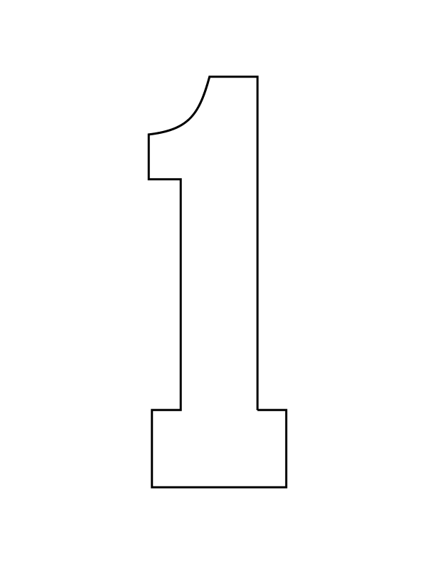 STAHLS’ Pre-Cut 8" Varsity Numbers - 10 Pack