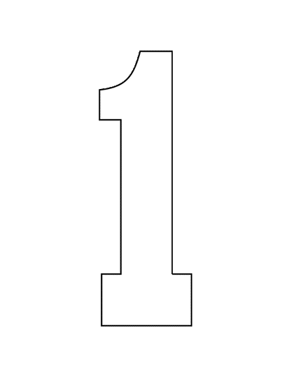 STAHLS’ Pre-Cut 8" Varsity Numbers - 10 Pack