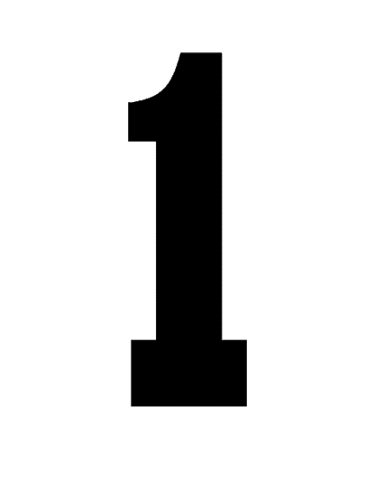 STAHLS’ Pre-Cut 8" Varsity Numbers - 10 Pack