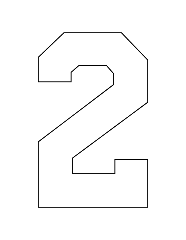 STAHLS’ Pre-Cut 8" Varsity Numbers - 10 Pack