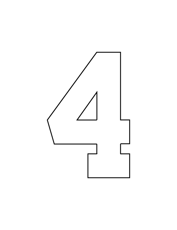 STAHLS’ Pre-Cut 6" Varsity Numbers - 10 Pack