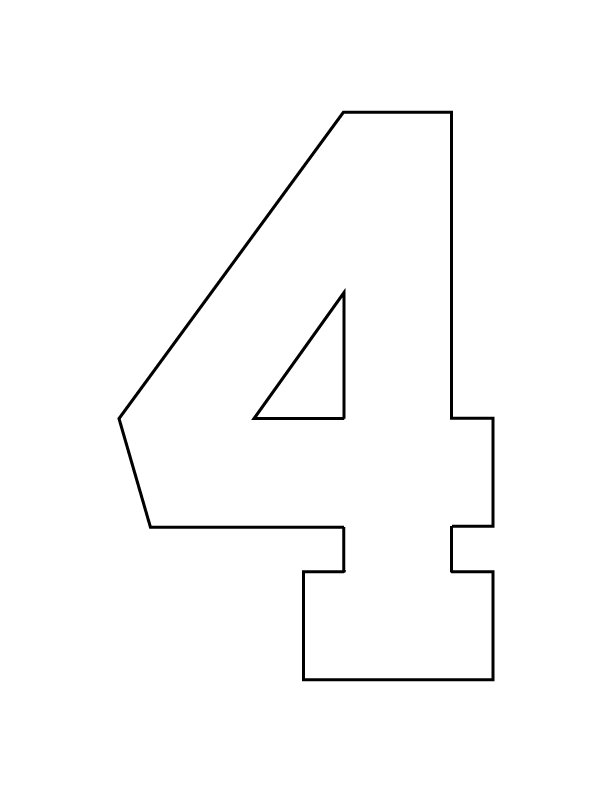STAHLS’ Pre-Cut 8" Varsity Numbers - 10 Pack