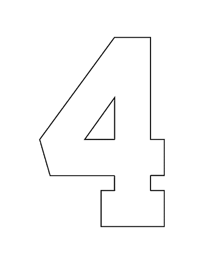 STAHLS’ Pre-Cut 8" Varsity Numbers - 10 Pack