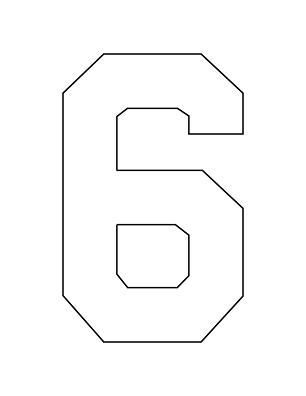 STAHLS’ Pre-Cut 8" Varsity Numbers - 10 Pack