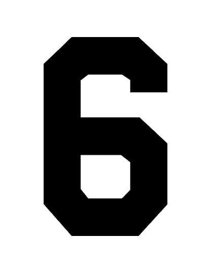 STAHLS’ Pre-Cut 8" Varsity Numbers - 10 Pack