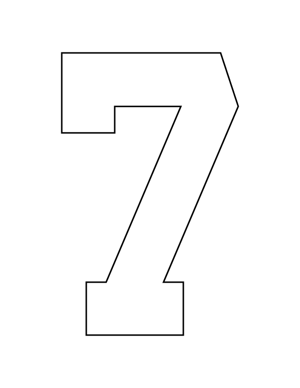 STAHLS’ Pre-Cut 8" Varsity Numbers - 10 Pack
