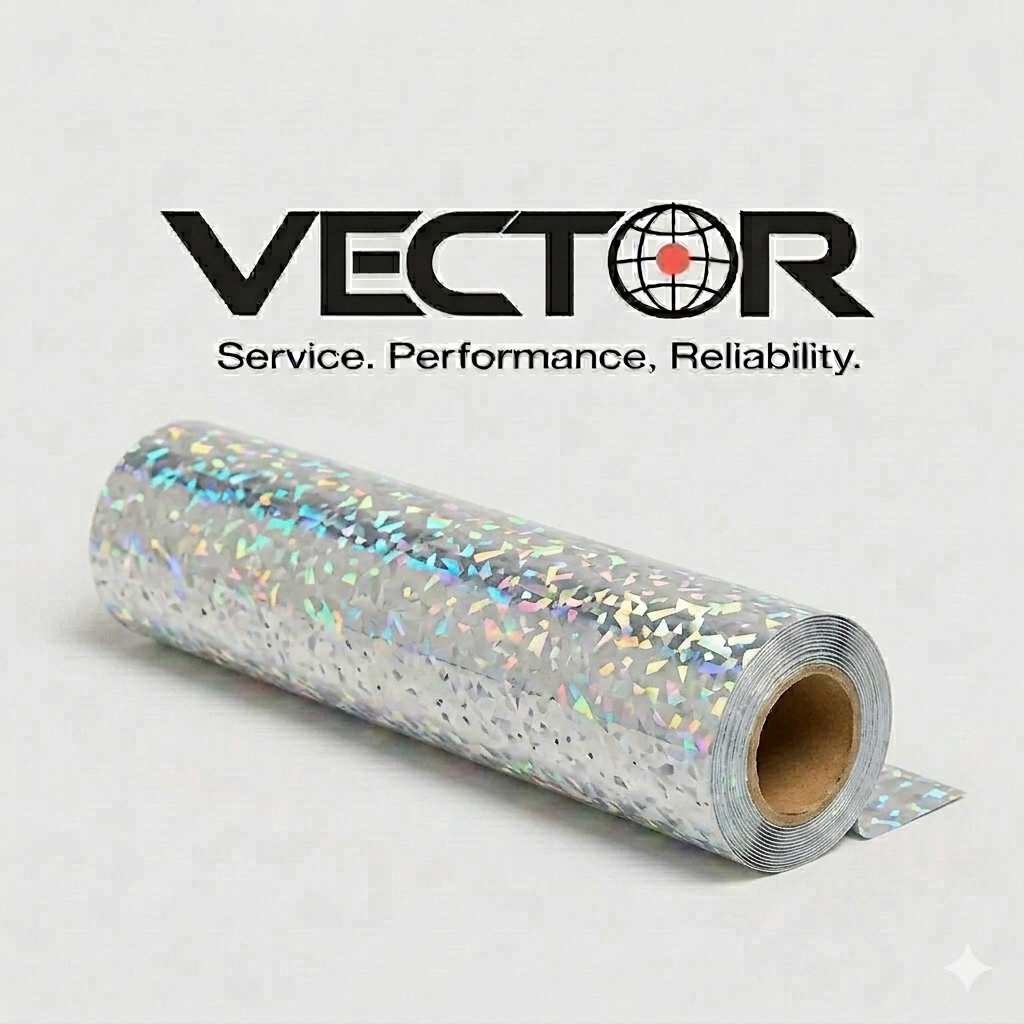 Vector Holographic Confetti Specialty Vinyl
