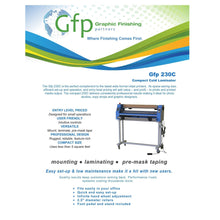 GFP 230-C 30" Cold Laminator with Stand