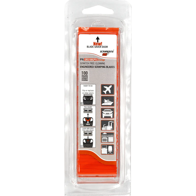 SCRAPERITE GEN PURPOSE ORANGE 100 PACK