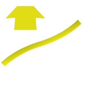 Keencut Yellow "T" Silicone Cord 32' Keencut